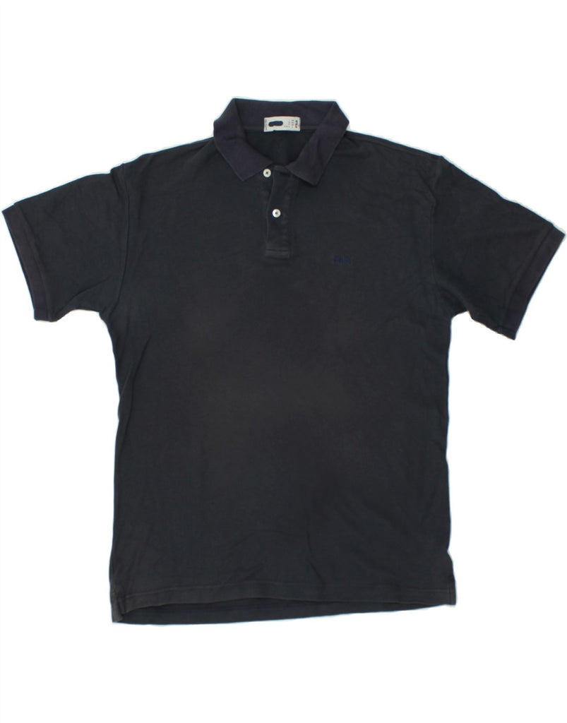 FILA Mens Slim Polo Shirt IT 54 XL Navy Blue Cotton | Vintage Fila | Thrift | Second-Hand Fila | Used Clothing | Messina Hembry 