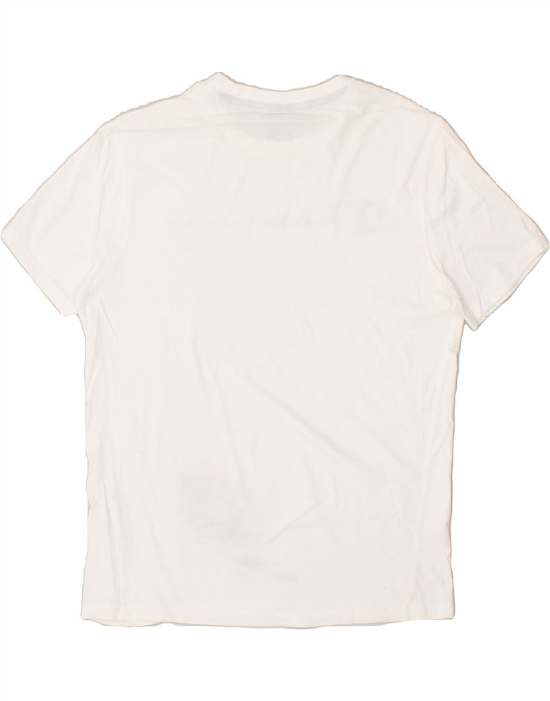 CHAMPION Mens Graphic T-Shirt Top Medium White Cotton Vintage Champion and Second-Hand Champion from Messina Hembry 