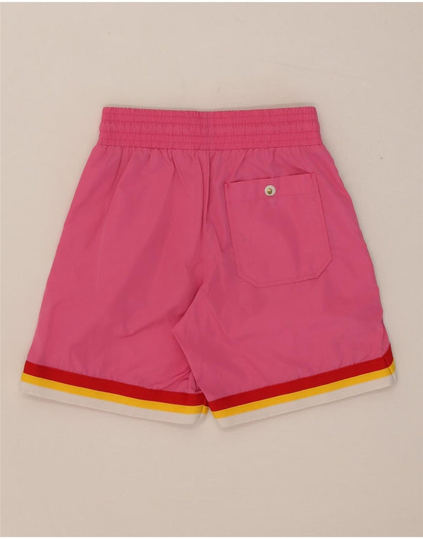 Diesel Girls Sport Shorts 9-10 Years  Pink Colourblock Polyester