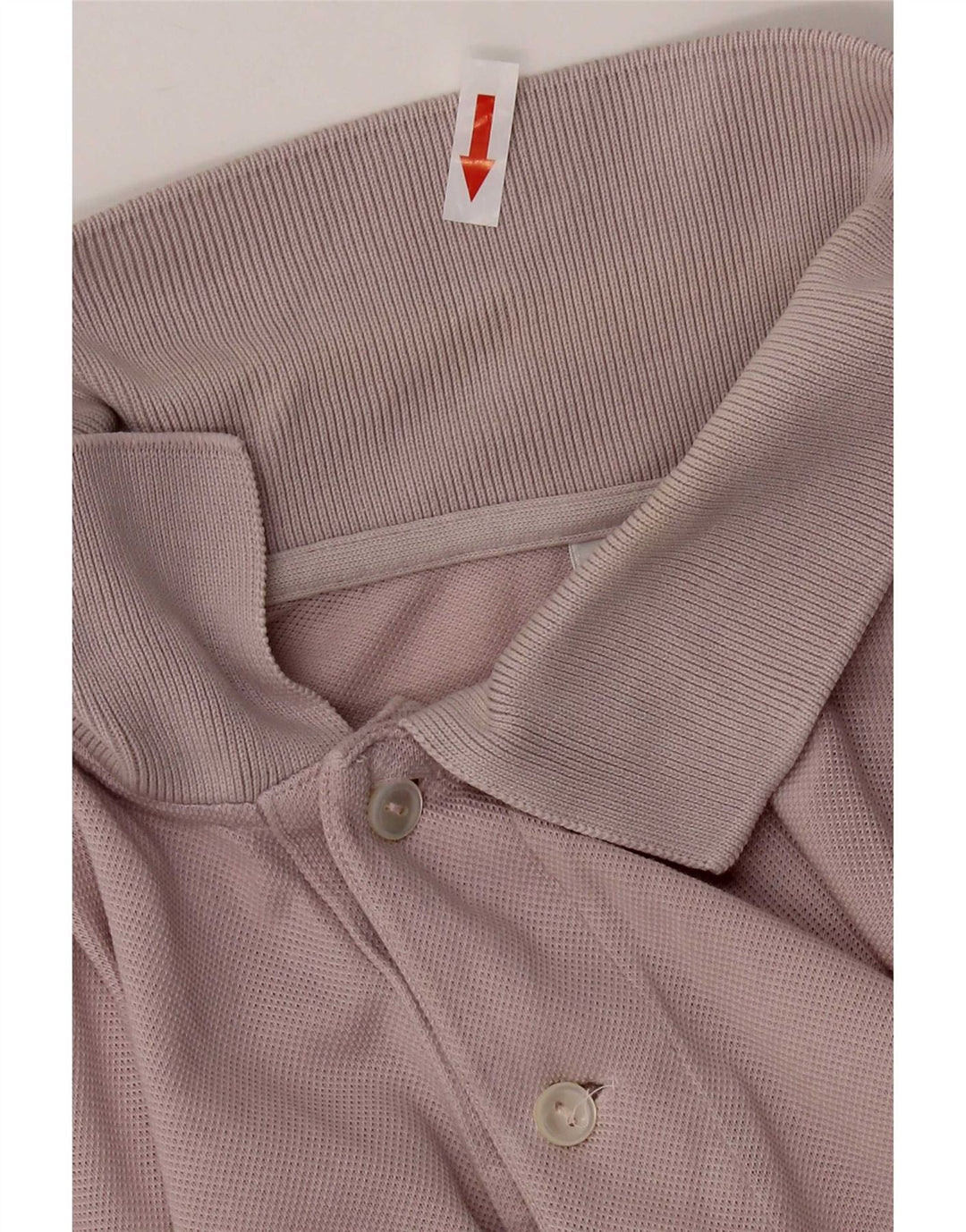 Lacoste Mens Polo Shirt Size 4 Medium Pink Cotton