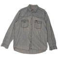 Rifle Mens Denim Shirt XL Blue Cotton