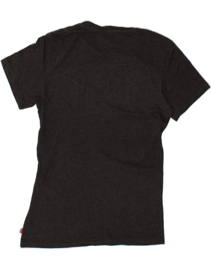 LEVI'S Mens Graphic T-Shirt Top Small Black Cotton Vintage Levi's and Second-Hand Levi's from Messina Hembry 