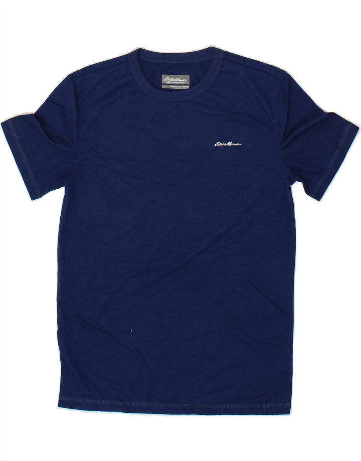 EDDIE BAUER Boys T-Shirt Top 14-15 Years XL Navy Blue Vintage Eddie Bauer and Second-Hand Eddie Bauer from Messina Hembry 