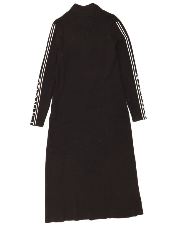 Pringle Of Scotland Womens By H&M Graphic Jumper Dress UK 14 Medium Black