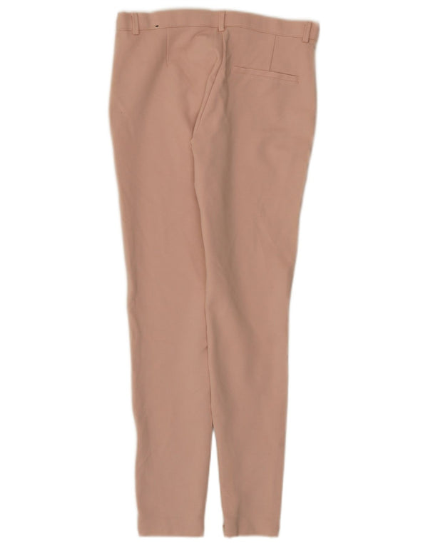 Zara Womens Skinny Chino Trousers Medium W28 L26 Pink Viscose