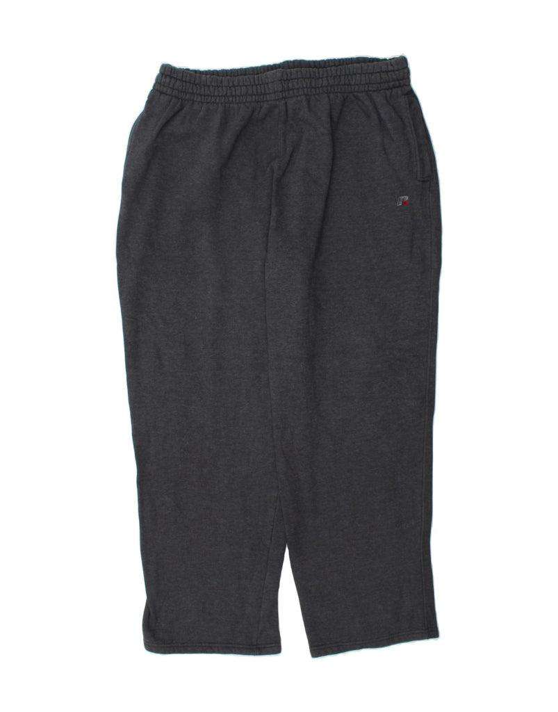 RUSSELL ATHLETIC Mens Tracksuit Trousers 2XL Grey Cotton Vintage Russell Athletic and Second-Hand Russell Athletic from Messina Hembry 