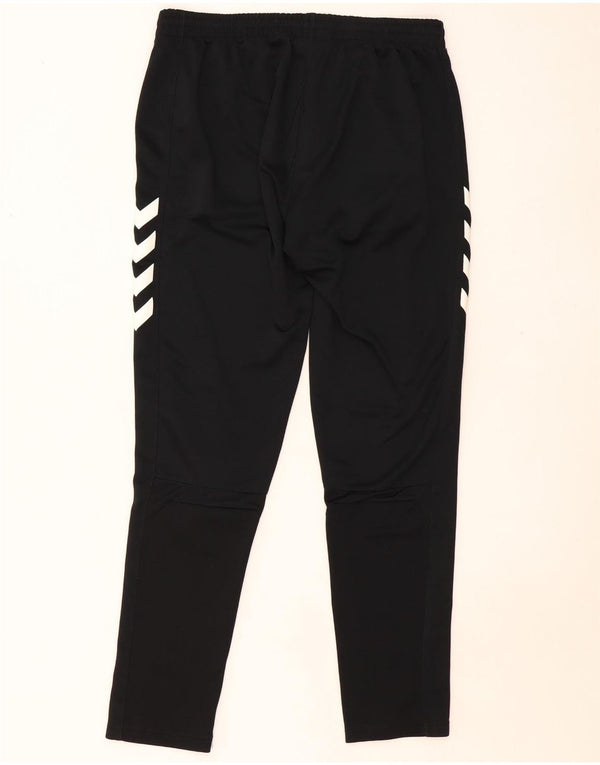 HUMMEL Mens Graphic Tracksuit Trousers Small  Black Polyester