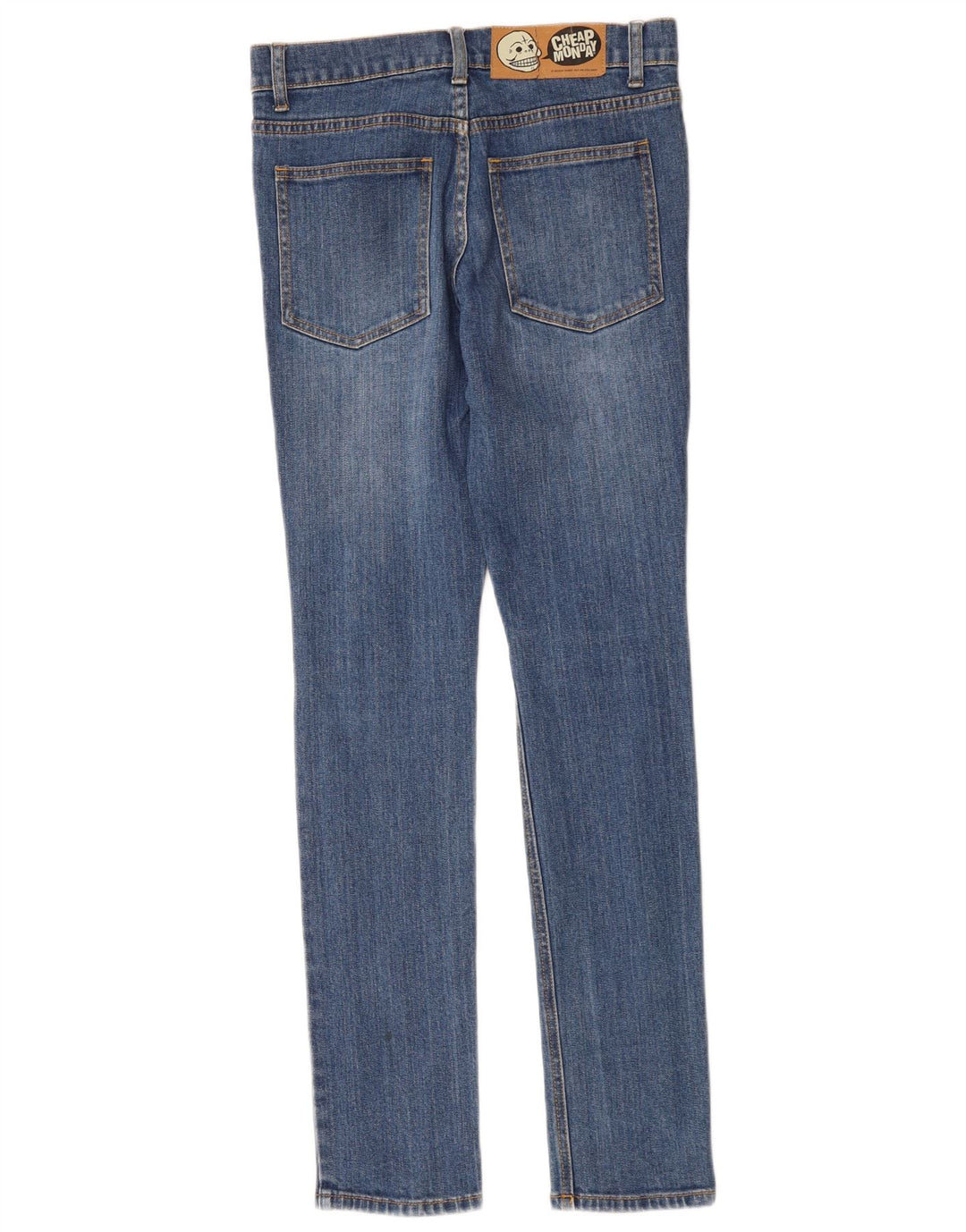 CHEAP MONDAY Womens Skinny Jeans W27 L32 Blue Cotton