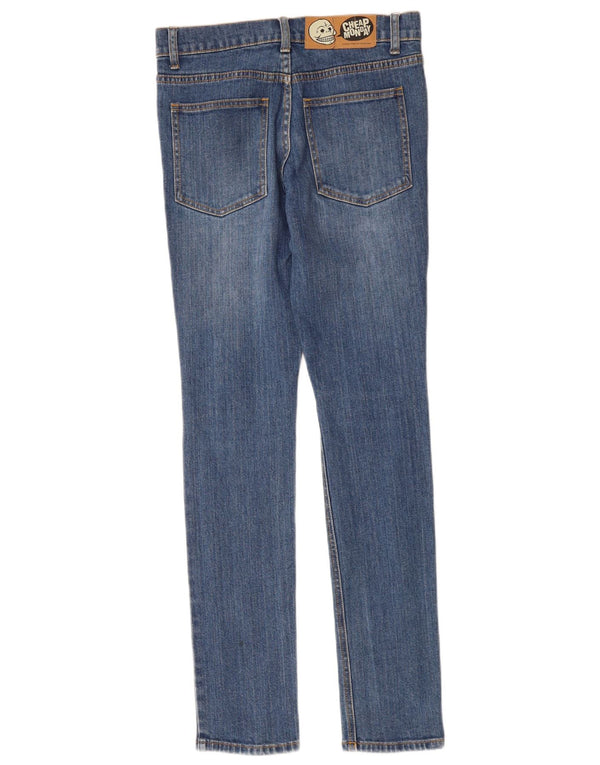 CHEAP MONDAY Womens Skinny Jeans W27 L32 Blue Cotton
