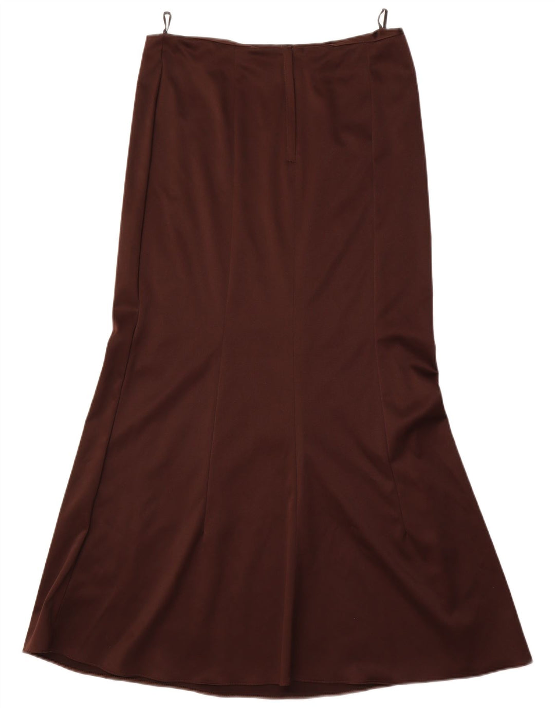 AFTERSHOCK Womens Trumpet Skirt UK 16 Large W32 Brown Polyester