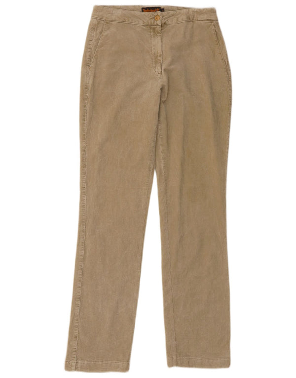 Timberland Womens Straight Corduroy Trousers UK 8 Small W28 L30 Beige