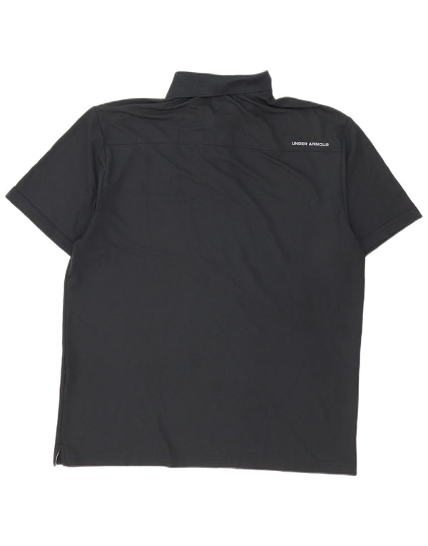 Under Armour Mens Heat Gear Polo Shirt XL Black