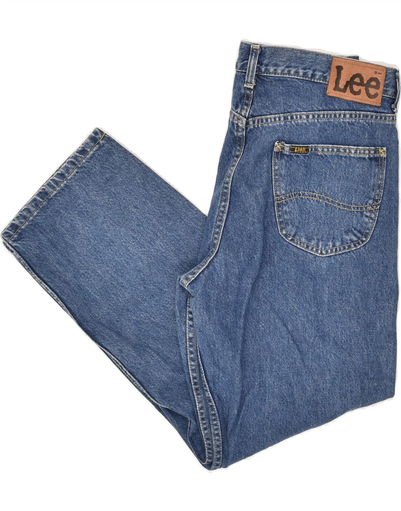 LEE Mens Straight Jeans W36 L30 Blue Cotton | Vintage Lee | Thrift | Second-Hand Lee | Used Clothing | Messina Hembry 