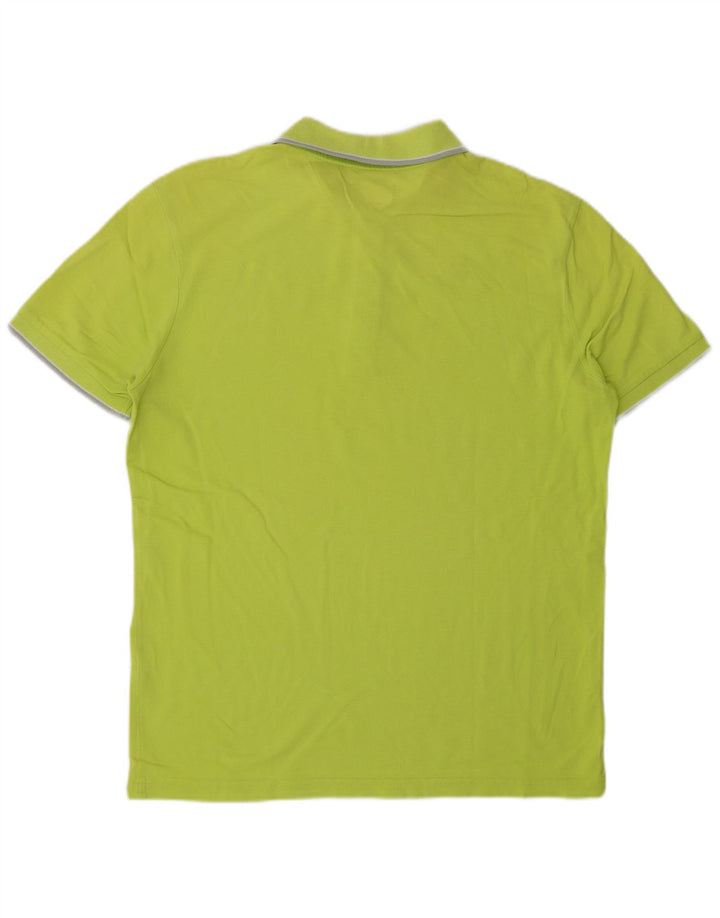 Kappa Mens Polo Shirt Large Green Cotton