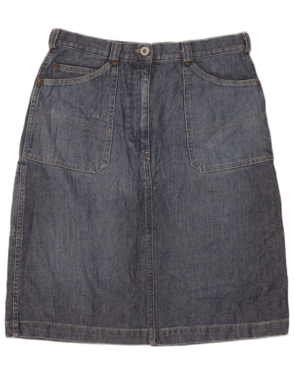 Replay Womens Denim Cargo Skirt W29 Medium Blue Cotton