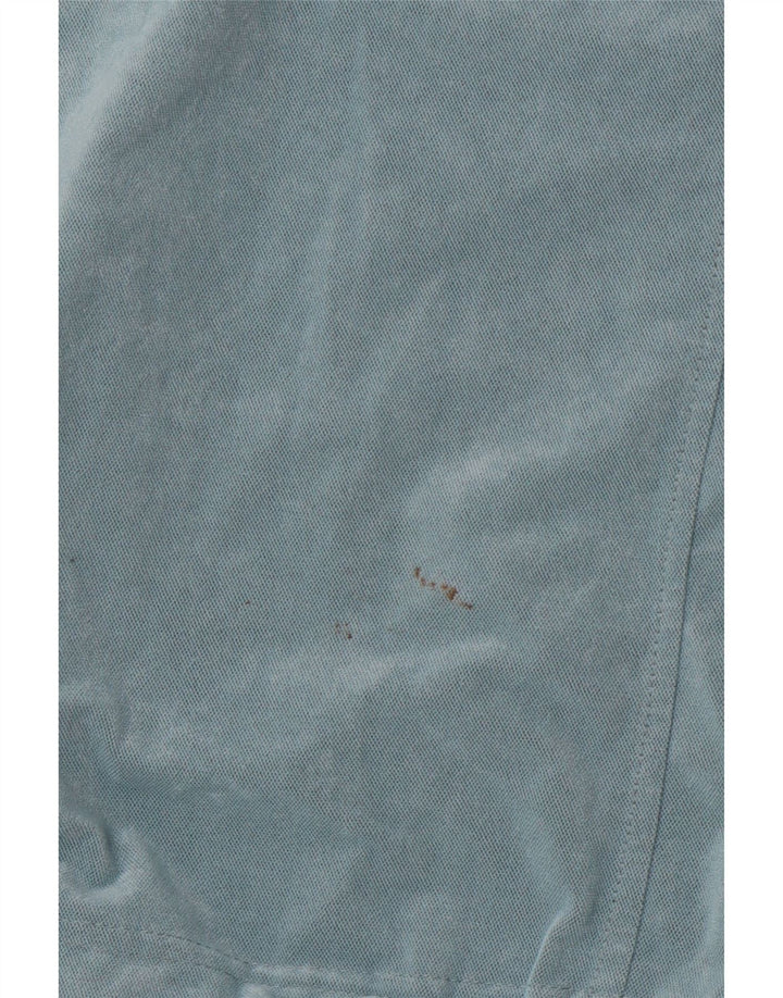 ASICS Mens Tracksuit Top Jacket Large Blue Colourblock Polyester Sports