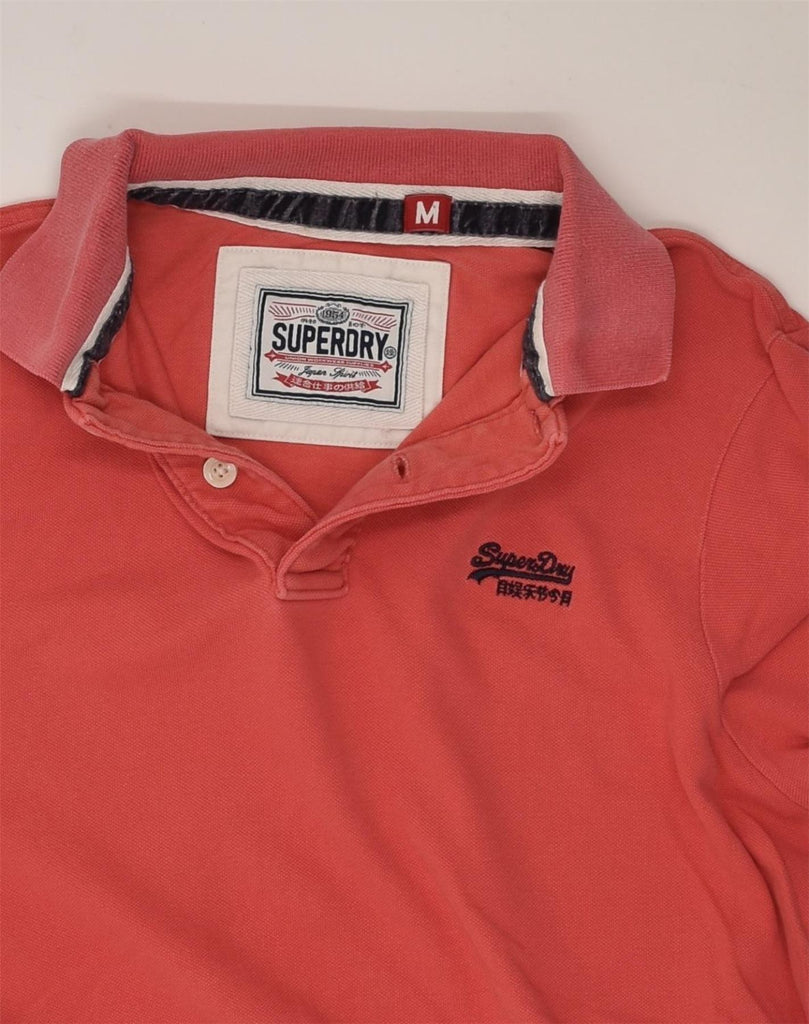 SUPERDRY Mens Polo Shirt Medium Red Cotton | Vintage Superdry | Thrift | Second-Hand Superdry | Used Clothing | Messina Hembry 