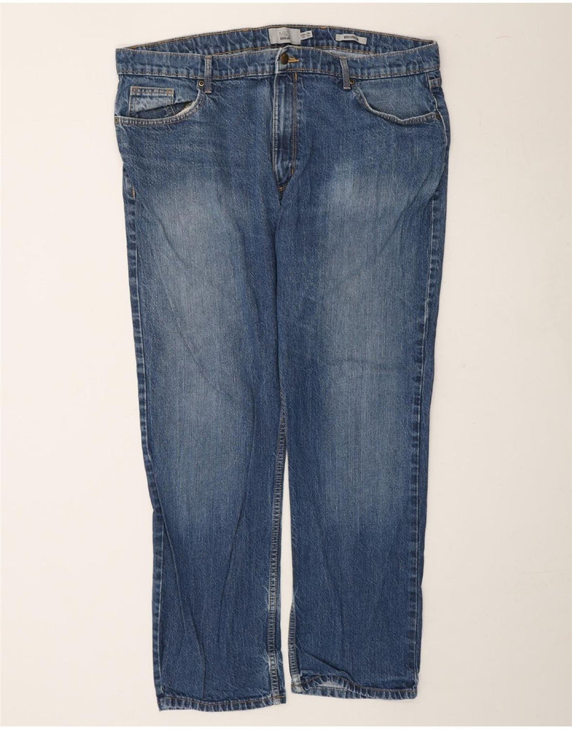 MARKS & SPENCER Mens Regular Fit Straight Jeans W40 L29 Blue Cotton Vintage Marks & Spencer and Second-Hand Marks & Spencer from Messina Hembry 