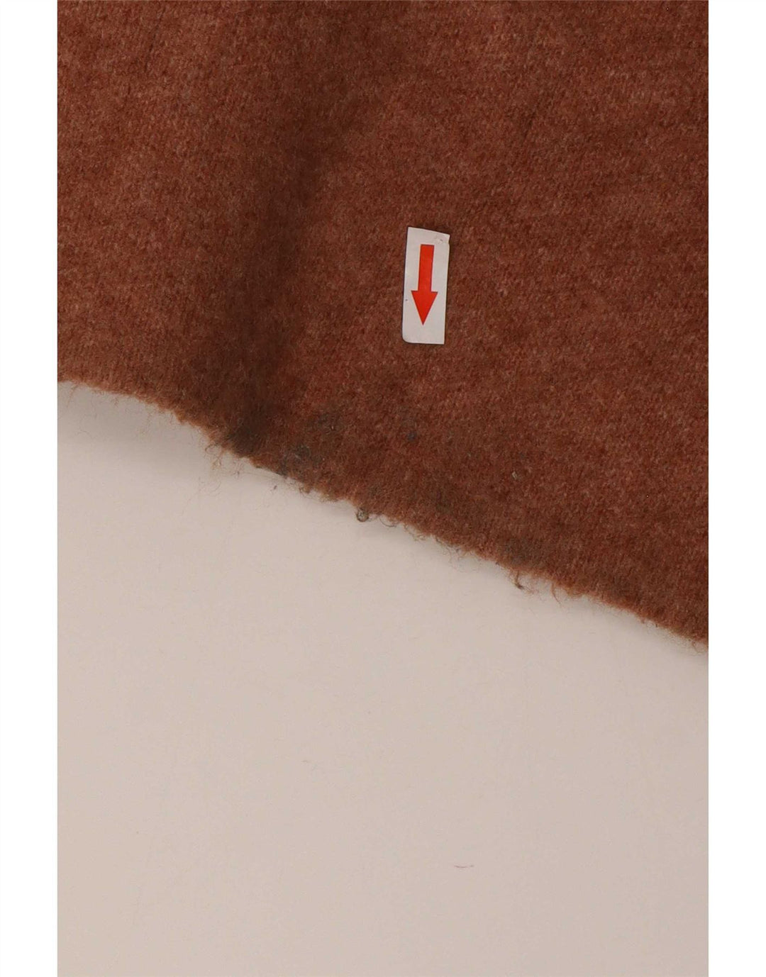 Zara Womens Longline Open Cardigan Sweater UK 14 Medium Beige Wool