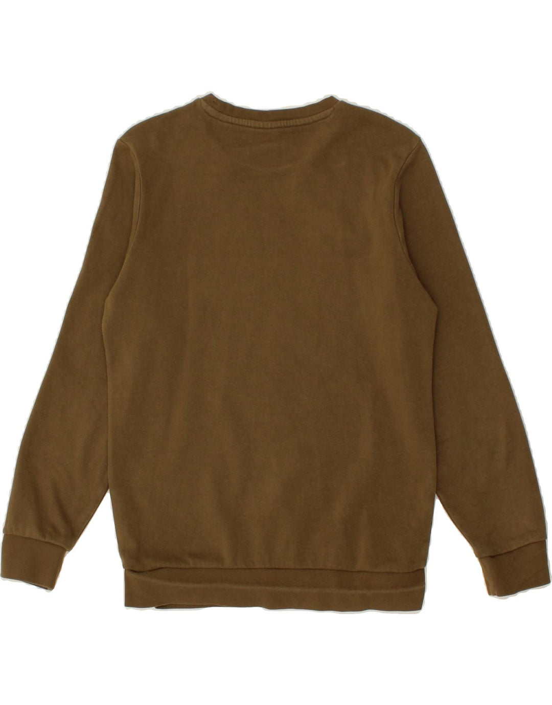 CHAMPION Boys Graphic Sweatshirt Jumper 11-12 Years Khaki Cotton Vintage Champion and Second-Hand Champion from Messina Hembry 