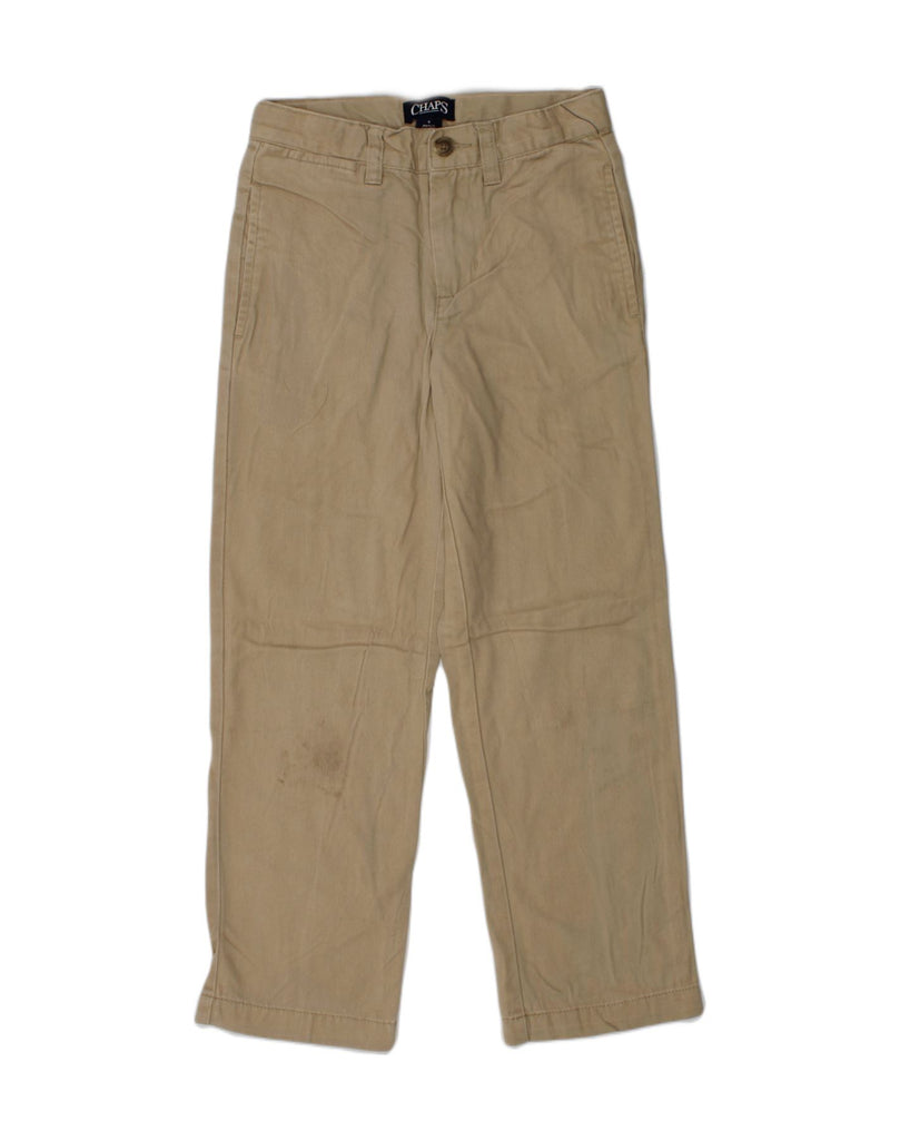 CHAPS Boys Straight Chino Trousers 5-6 Years W22 L21 Beige Cotton | Vintage Chaps | Thrift | Second-Hand Chaps | Used Clothing | Messina Hembry 