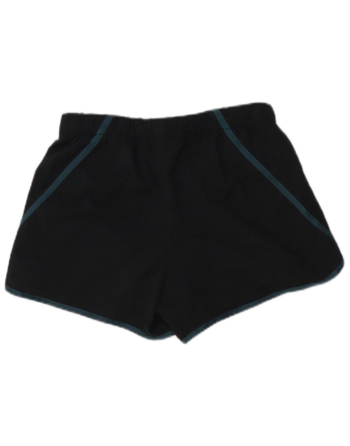 Adidas Womens Sport Shorts UK 10 Small Black Polyester