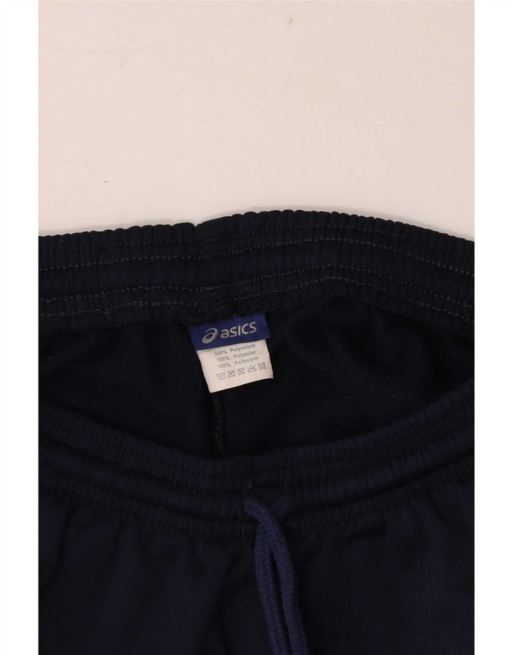 Asics Mens Sport Shorts Large Navy Blue Polyester
