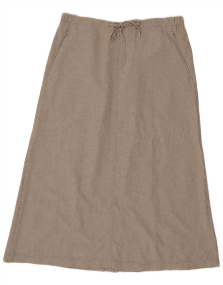 Rohan Womens A-Line Skirt UK 12 Medium W32  Beige Polyamide