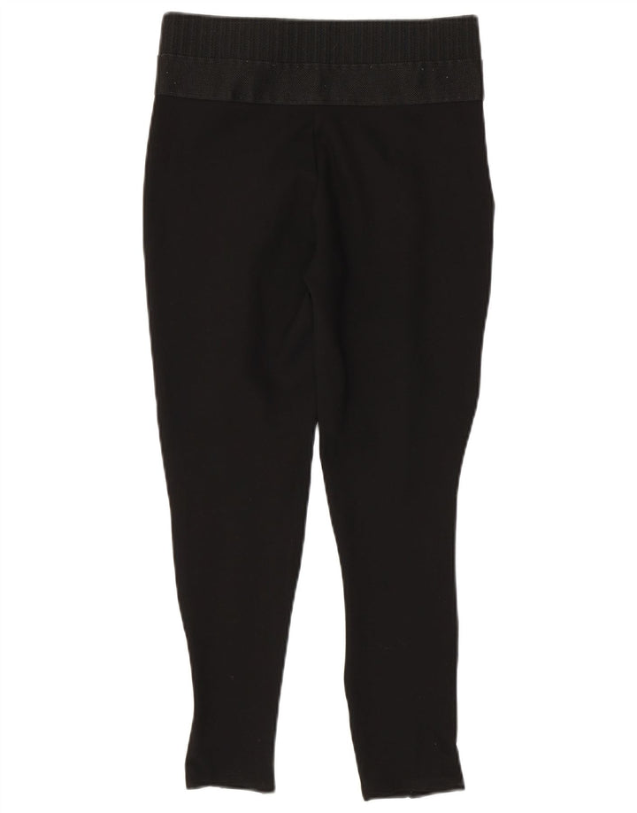 Zara Womens Skinny Cropped Trousers Medium W28 L24 Black