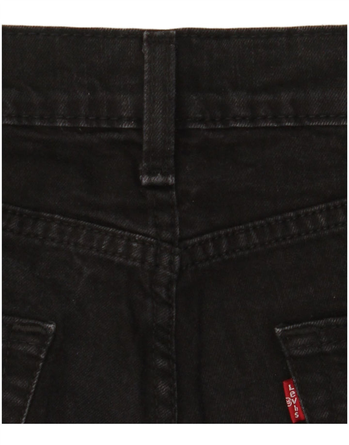 Levi's Mens 505 Straight Jeans W34 L30 Black Cotton