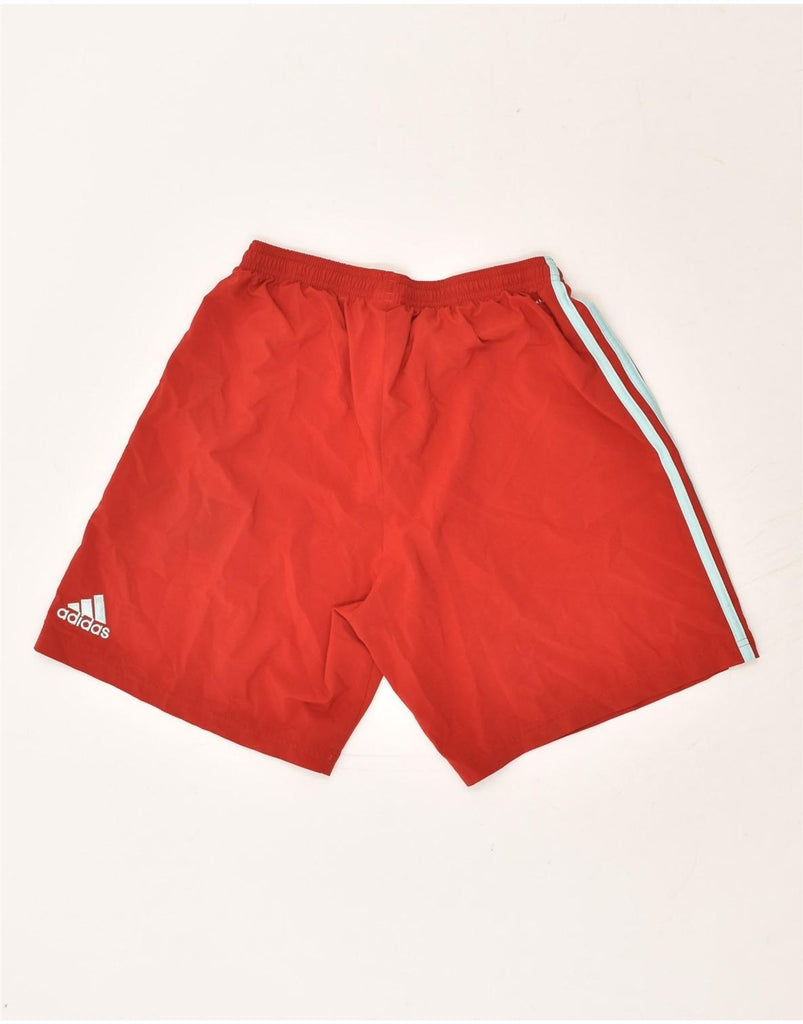 ADIDAS Mens Sport Shorts Medium Red Polyester | Vintage Adidas | Thrift | Second-Hand Adidas | Used Clothing | Messina Hembry 