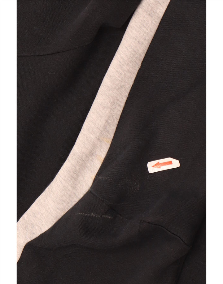 Puma Mens Sweatshirt Jumper Medium Black Colourblock Polyester