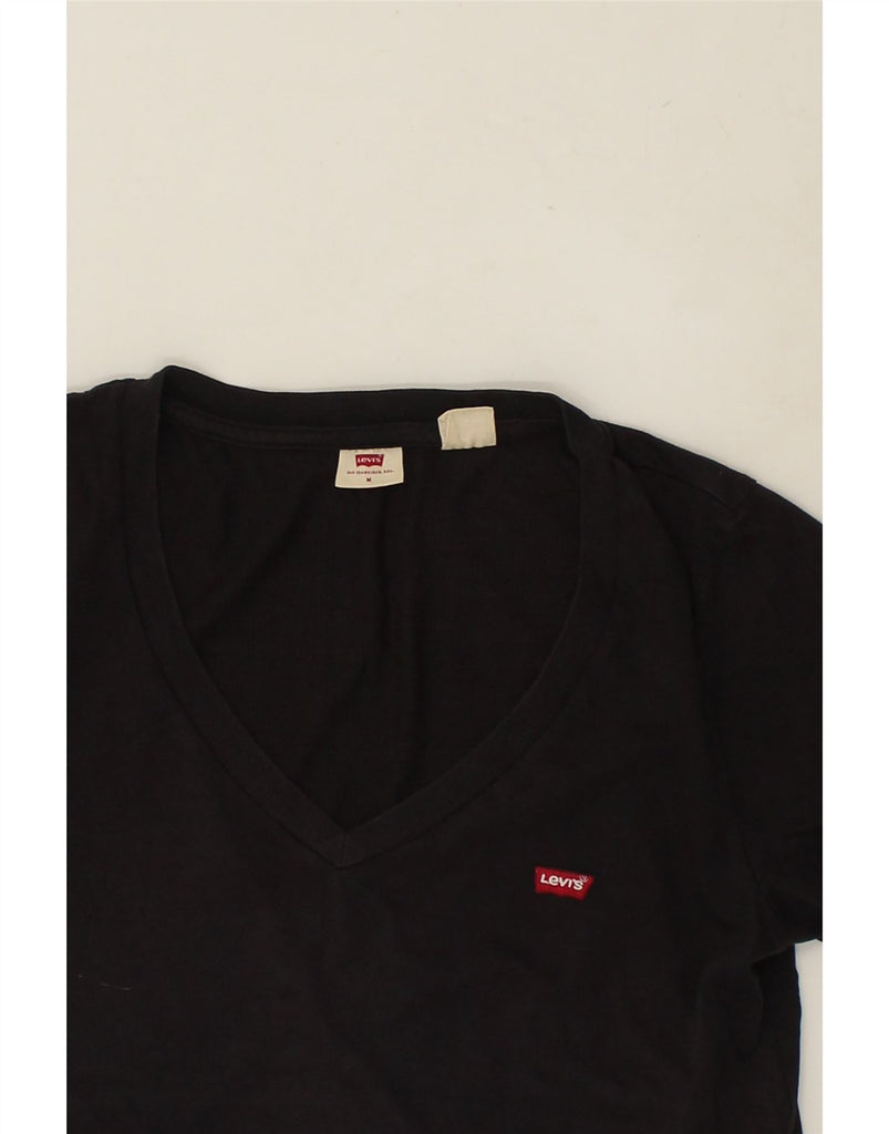 LEVI'S Mens T-Shirt Top Medium Black Cotton | Vintage Levi's | Thrift | Second-Hand Levi's | Used Clothing | Messina Hembry 