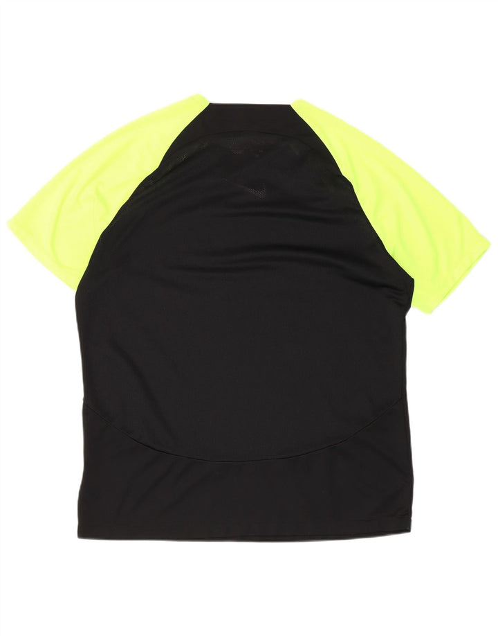 Nike Mens Dri Fit T-Shirt Top XL Black Colourblock Polyester