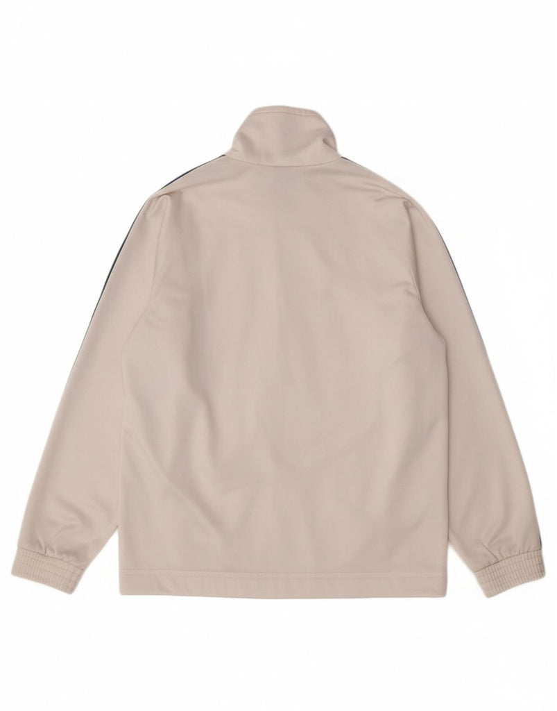 LOTTO Boys Graphic Tracksuit Top Jacket 11-12 Years Off White Polyester Vintage Lotto and Second-Hand Lotto from Messina Hembry 
