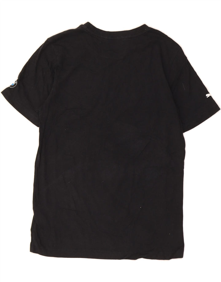PUMA Mens Graphic T-Shirt Top Small Black Cotton Vintage Puma and Second-Hand Puma from Messina Hembry 