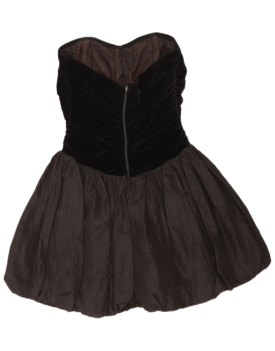 Aria Womens Strapless Dress UK 10 Small Black Colourblock