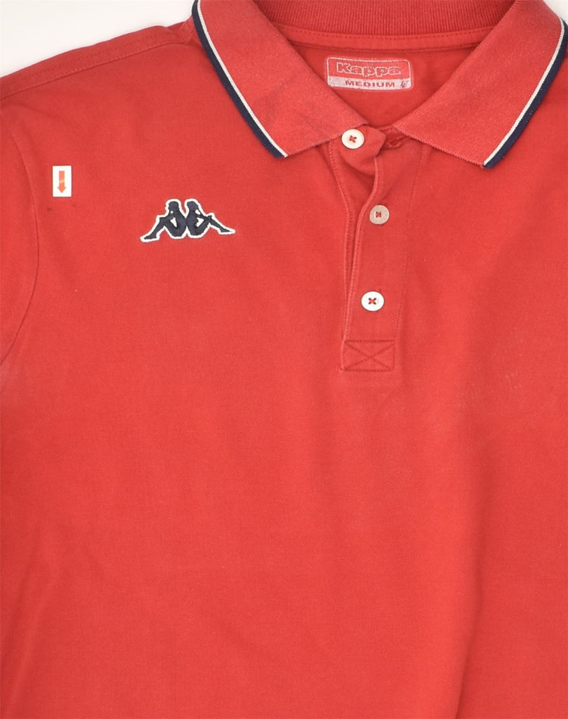 KAPPA Mens Polo Shirt Medium Red Cotton | Vintage Kappa | Thrift | Second-Hand Kappa | Used Clothing | Messina Hembry 