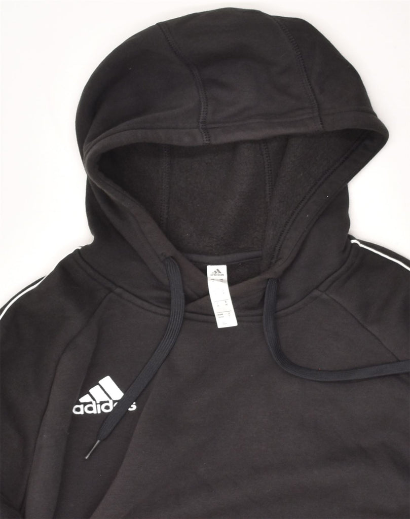 ADIDAS Mens Hoodie Jumper Medium Black Cotton | Vintage Adidas | Thrift | Second-Hand Adidas | Used Clothing | Messina Hembry 