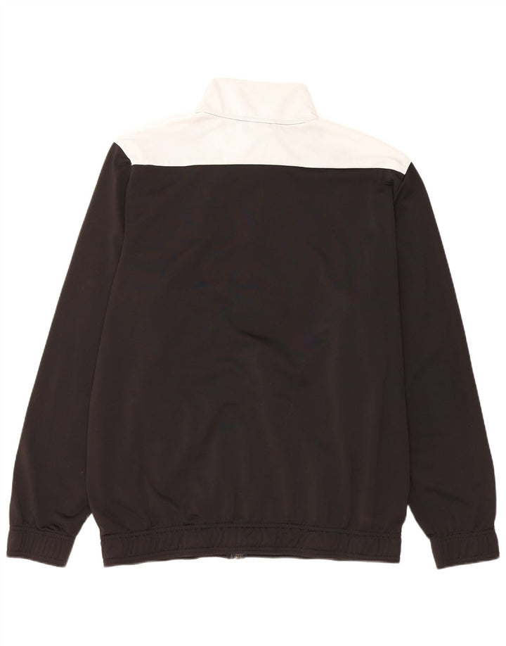 Puma Mens Tracksuit Top Jacket Large Black Colourblock Polyester