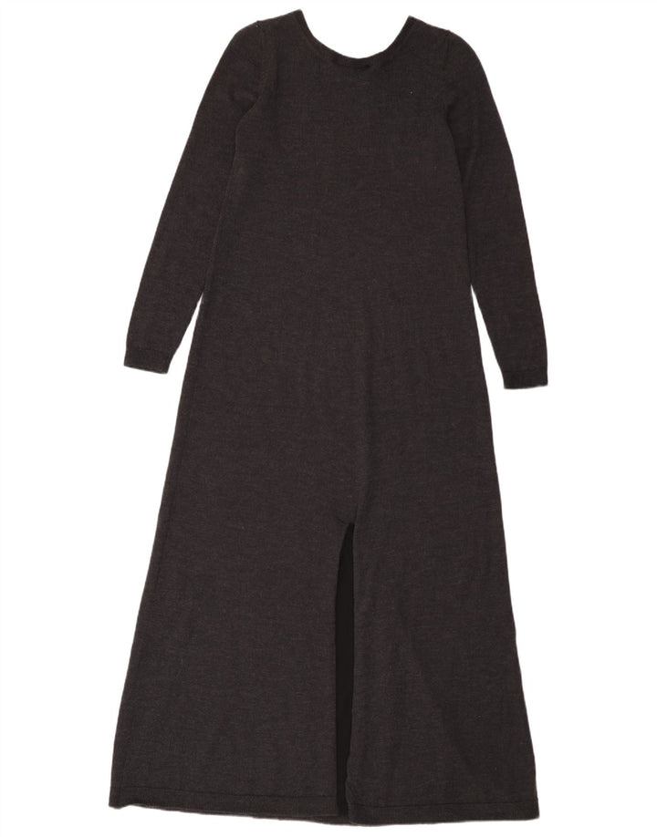 Simona Barbieri Womens Twin-Set Long Sleeve Jumper Dress UK 10 Small Grey