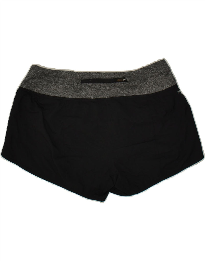 NIKE Womens Dri Fit Sport Shorts UK 10 Small Black Polyester | Vintage Nike | Thrift | Second-Hand Nike | Used Clothing | Messina Hembry 