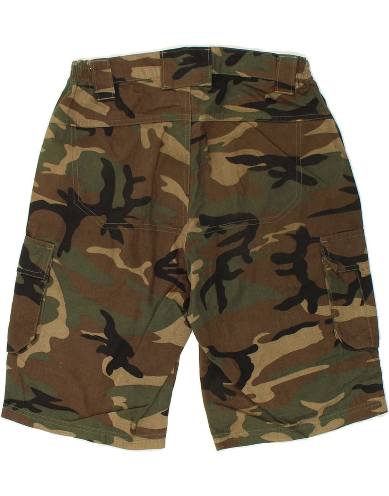 DECATHLON Mens Cargo Shorts Medium W28  Khaki Camouflage Cotton Vintage Decathlon and Second-Hand Decathlon from Messina Hembry 