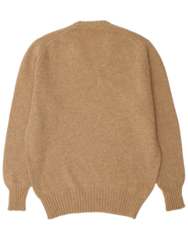 Valstar Mens V-Neck Jumper Sweater Large Beige