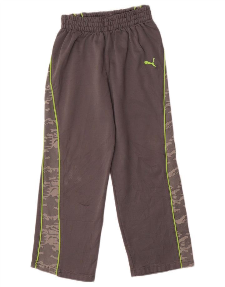 Puma Boys Tracksuit Trousers 5-6 Years  Grey Camouflage