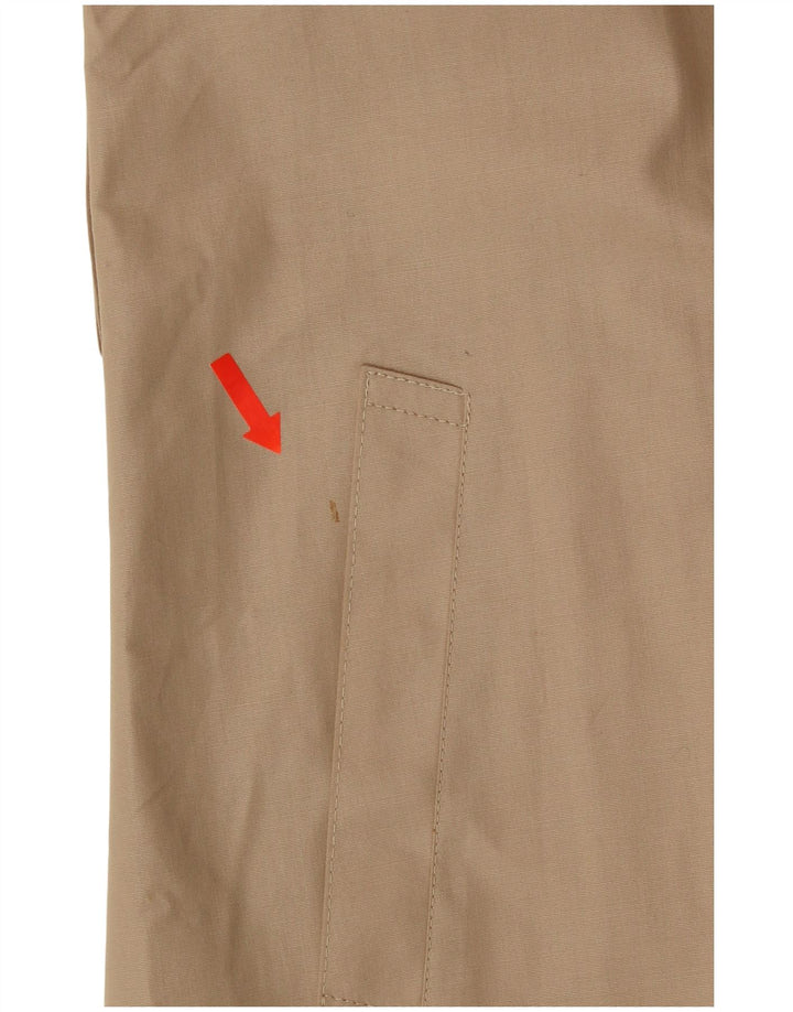 London Fog Womens Trench Coat US 6 Medium Beige Polyester