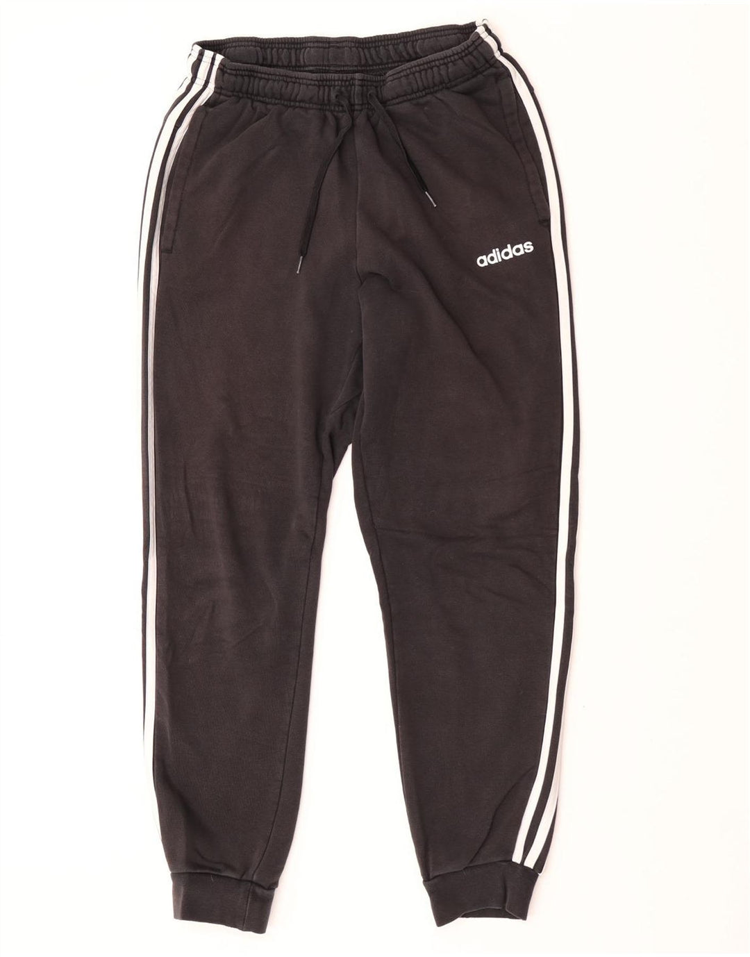 Adidas Mens Tracksuit Trousers Joggers Medium  Black Cotton