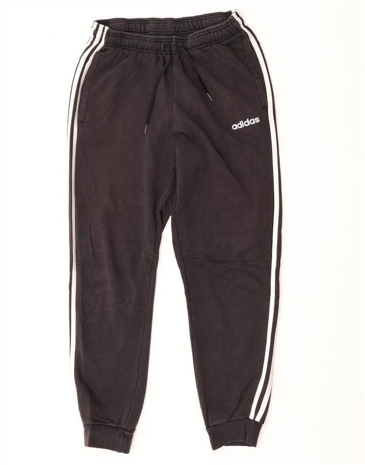 Adidas Mens Tracksuit Trousers Joggers Medium  Black Cotton