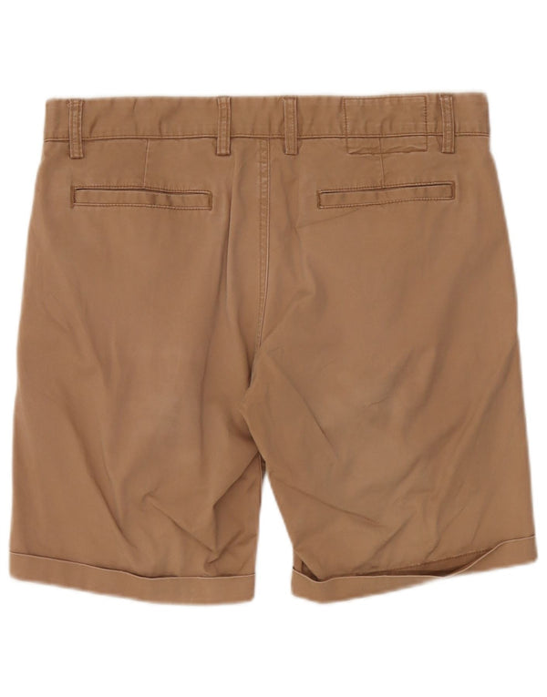 Sun68 Mens Chino Shorts W34 Large Brown Cotton