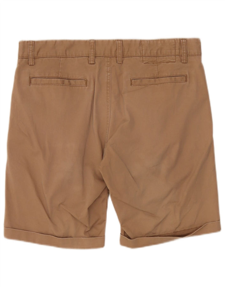 Sun68 Mens Chino Shorts W34 Large Brown Cotton